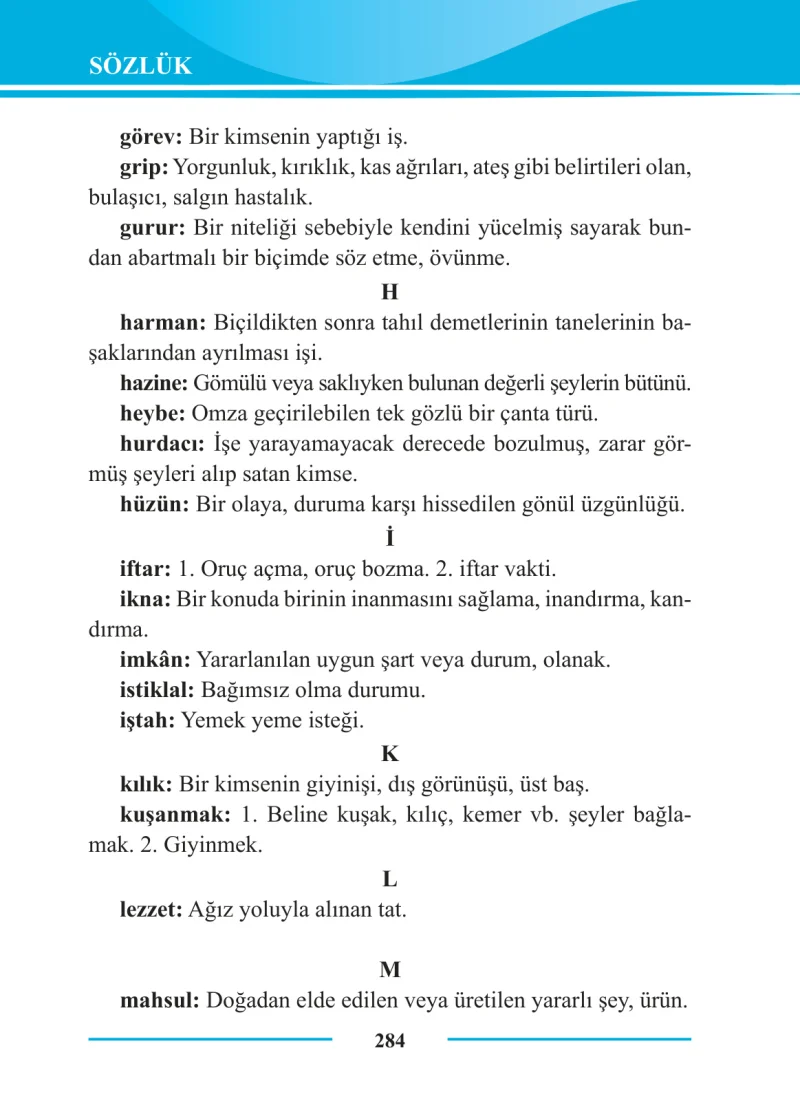 2. Sınıf Türkçe Ders Kitabı Cevapları Bilim ve Kültür Yayınları Sayfa 284