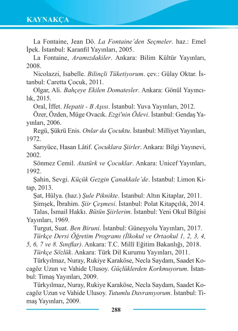 2. Sınıf Türkçe Ders Kitabı Cevapları Bilim ve Kültür Yayınları Sayfa 288