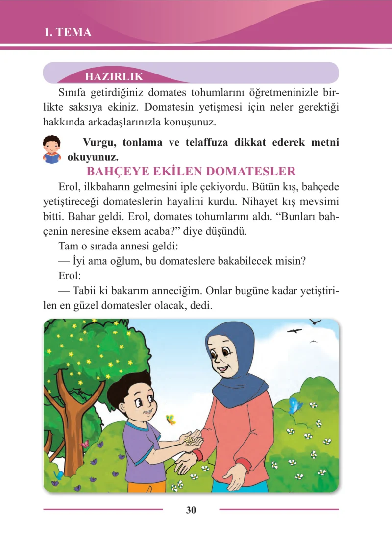 2. Sınıf Türkçe Ders Kitabı Cevapları Bilim ve Kültür Yayınları Sayfa 30