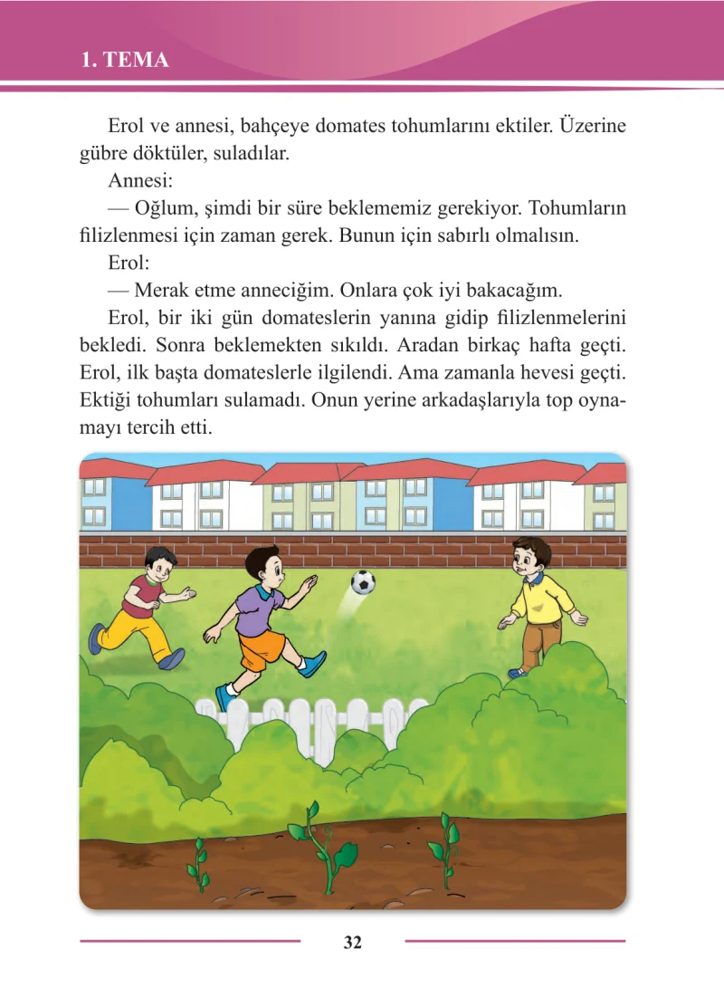 2. Sınıf Türkçe Ders Kitabı Cevapları Bilim ve Kültür Yayınları Sayfa 32