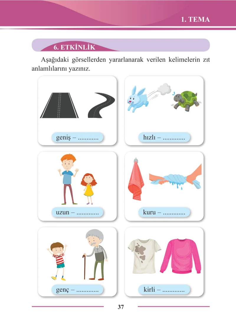 2. Sınıf Türkçe Ders Kitabı Cevapları Bilim ve Kültür Yayınları Sayfa 37