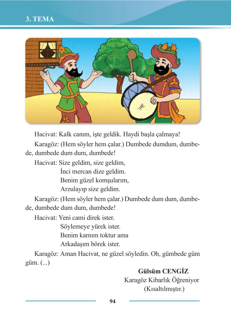 2. Sınıf Türkçe Ders Kitabı Cevapları Bilim ve Kültür Yayınları Sayfa 94