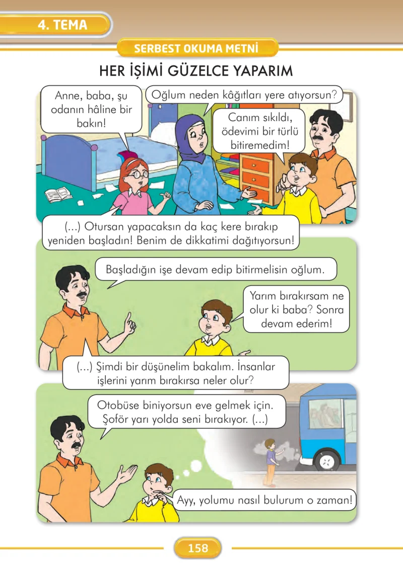 2. Sınıf Türkçe Ders Kitabı Cevapları İlke Yayınları Sayfa 158