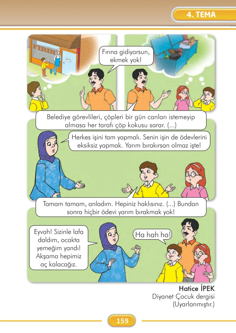 2. Sınıf Türkçe Ders Kitabı Cevapları İlke Yayınları Sayfa 159
