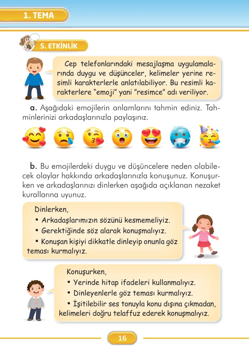 2. Sınıf Türkçe Ders Kitabı Cevapları İlke Yayınları Sayfa 16