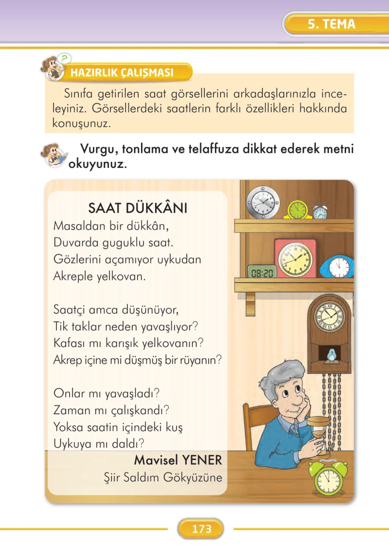2. Sınıf Türkçe Ders Kitabı Cevapları İlke Yayınları Sayfa 173