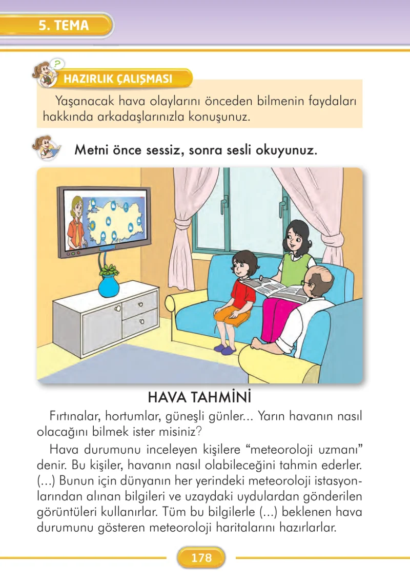 2. Sınıf Türkçe Ders Kitabı Cevapları İlke Yayınları Sayfa 178