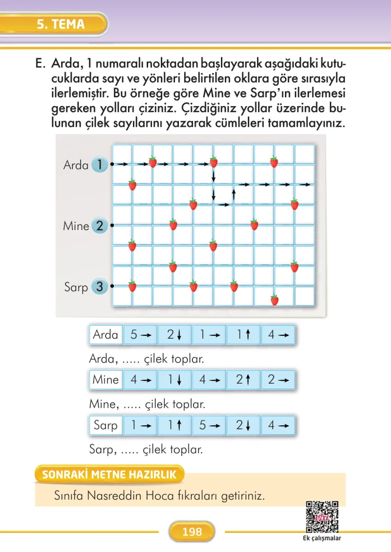 2. Sınıf Türkçe Ders Kitabı Cevapları İlke Yayınları Sayfa 198