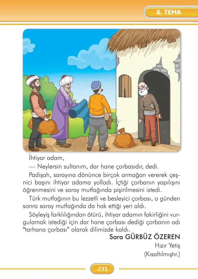 2. Sınıf Türkçe Ders Kitabı Cevapları İlke Yayınları Sayfa 231