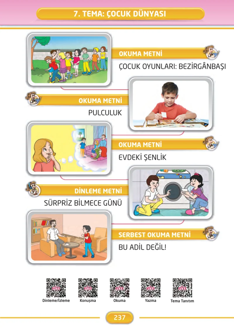 2. Sınıf Türkçe Ders Kitabı Cevapları İlke Yayınları Sayfa 237