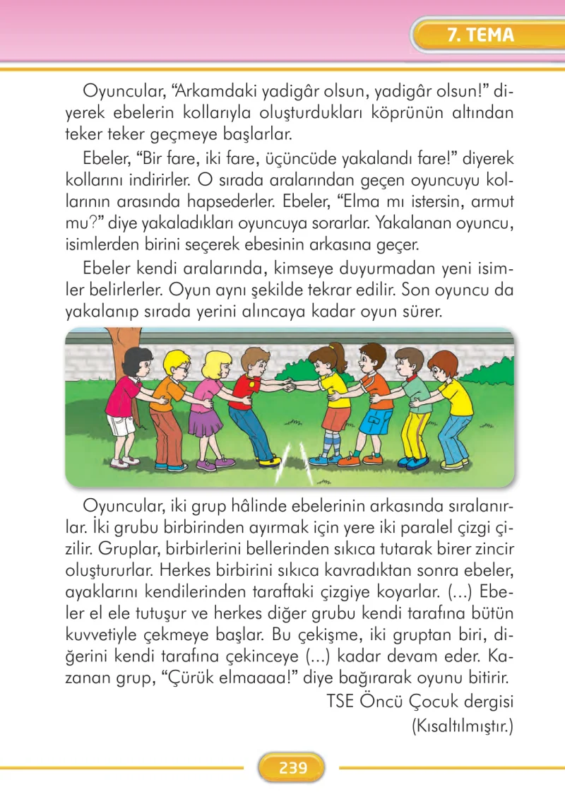 2. Sınıf Türkçe Ders Kitabı Cevapları İlke Yayınları Sayfa 239