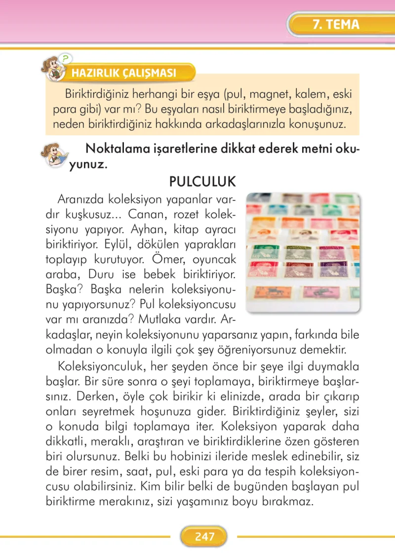 2. Sınıf Türkçe Ders Kitabı Cevapları İlke Yayınları Sayfa 247