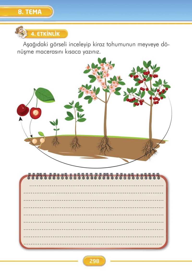 2. Sınıf Türkçe Ders Kitabı Cevapları İlke Yayınları Sayfa 298