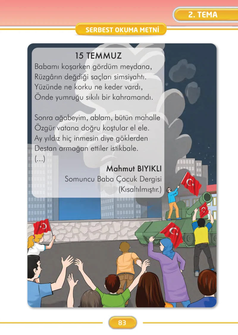 2. Sınıf Türkçe Ders Kitabı Cevapları İlke Yayınları Sayfa 83