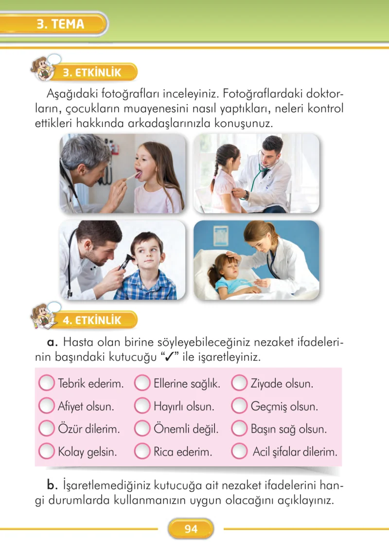 2. Sınıf Türkçe Ders Kitabı Cevapları İlke Yayınları Sayfa 94