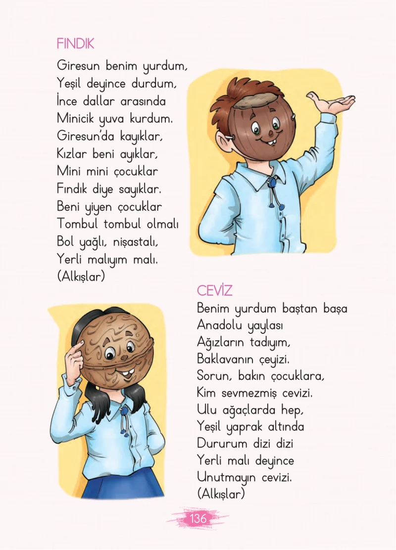 2. Sınıf Türkçe Ders Kitabı Cevapları Koza Yayınları Sayfa 136