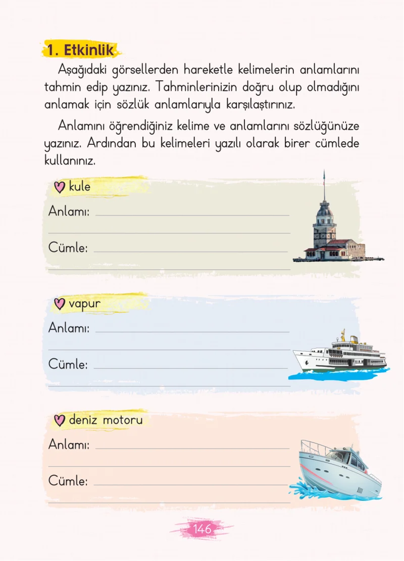 2. Sınıf Türkçe Ders Kitabı Cevapları Koza Yayınları Sayfa 146