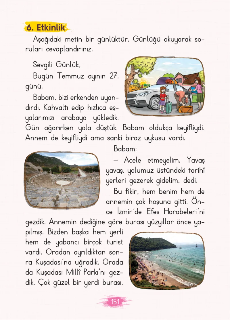 2. Sınıf Türkçe Ders Kitabı Cevapları Koza Yayınları Sayfa 151