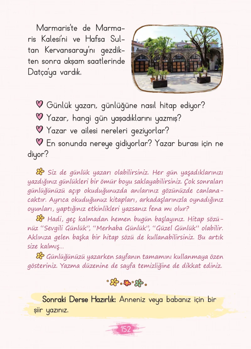 2. Sınıf Türkçe Ders Kitabı Cevapları Koza Yayınları Sayfa 152