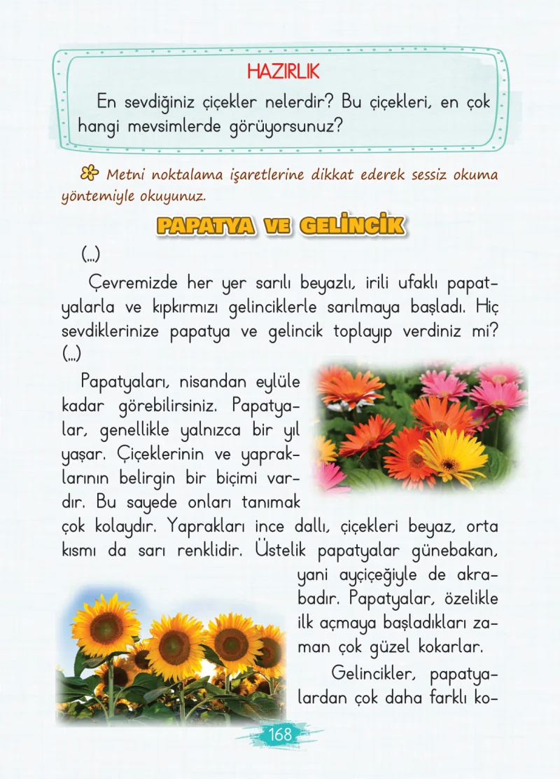 2. Sınıf Türkçe Ders Kitabı Cevapları Koza Yayınları Sayfa 168