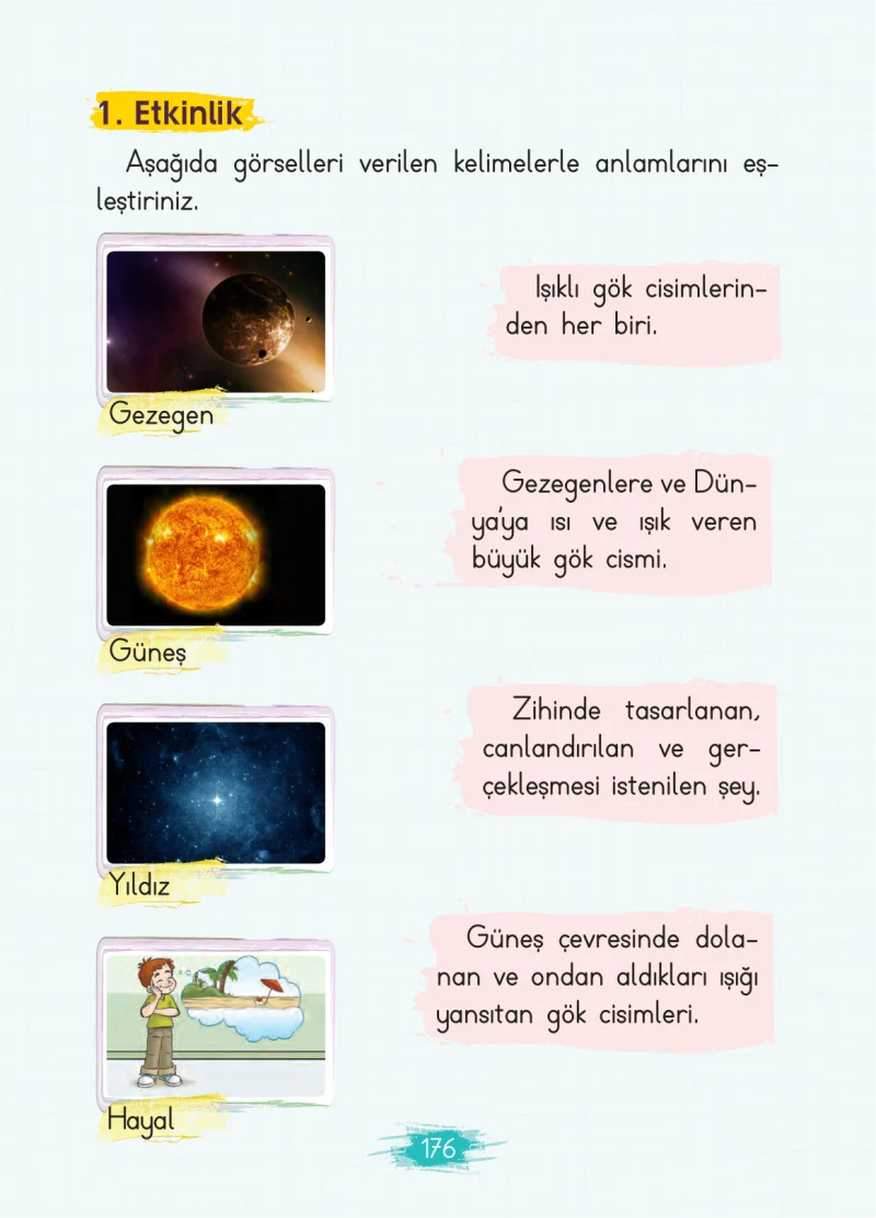 2. Sınıf Türkçe Ders Kitabı Cevapları Koza Yayınları Sayfa 176