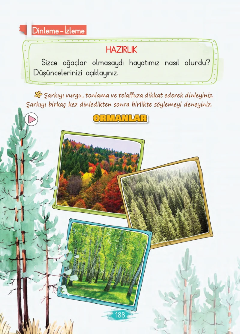 2. Sınıf Türkçe Ders Kitabı Cevapları Koza Yayınları Sayfa 188