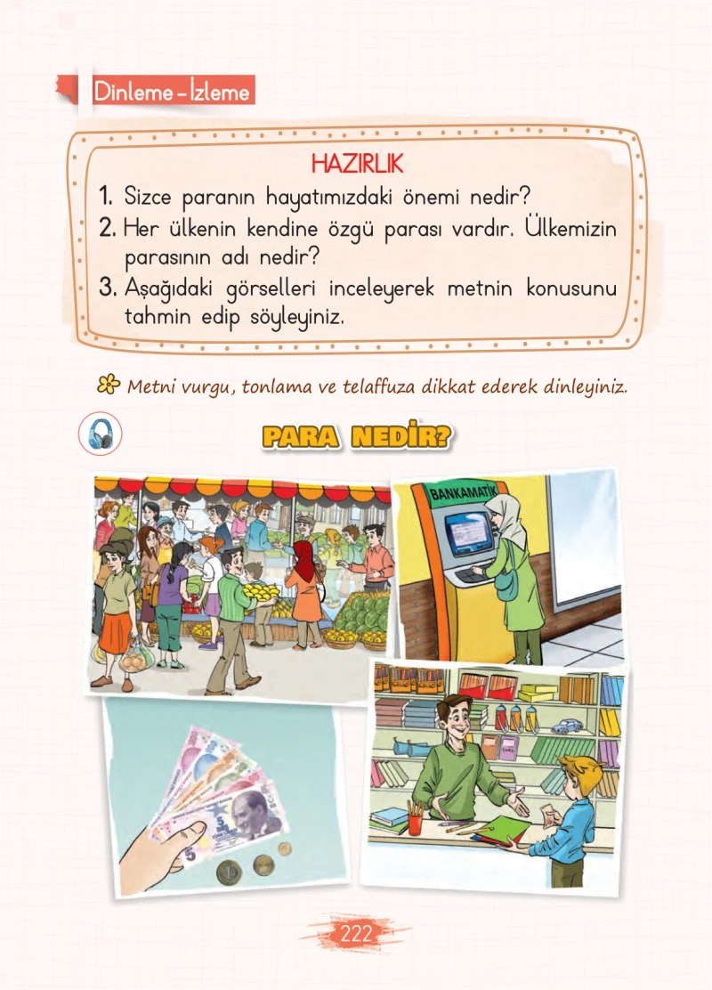 2. Sınıf Türkçe Ders Kitabı Cevapları Koza Yayınları Sayfa 222