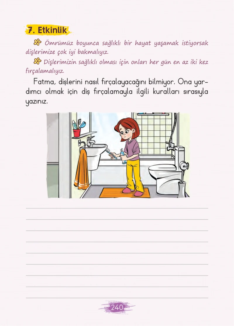2. Sınıf Türkçe Ders Kitabı Cevapları Koza Yayınları Sayfa 240