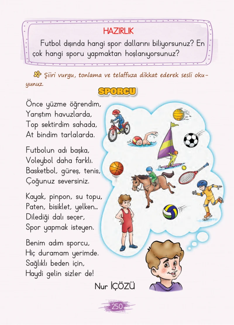2. Sınıf Türkçe Ders Kitabı Cevapları Koza Yayınları Sayfa 250