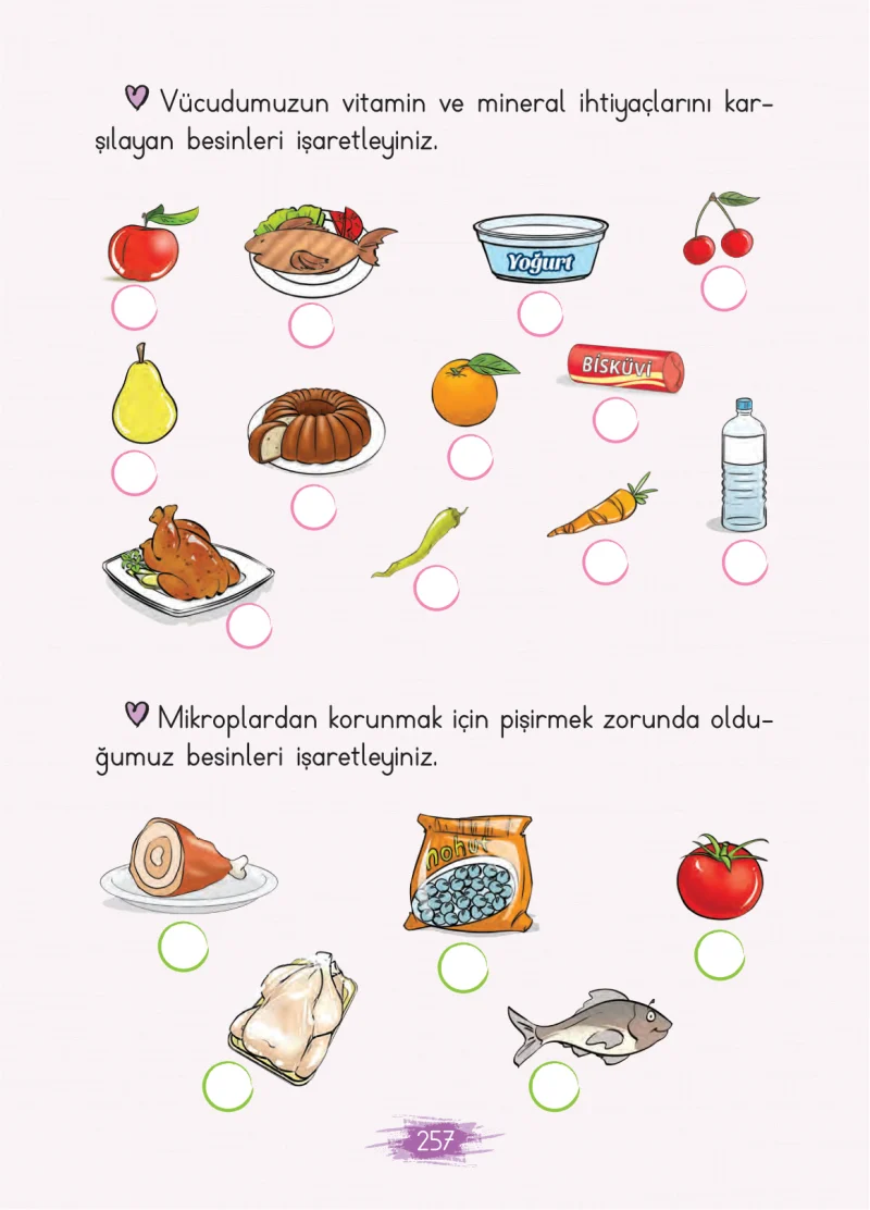2. Sınıf Türkçe Ders Kitabı Cevapları Koza Yayınları Sayfa 257