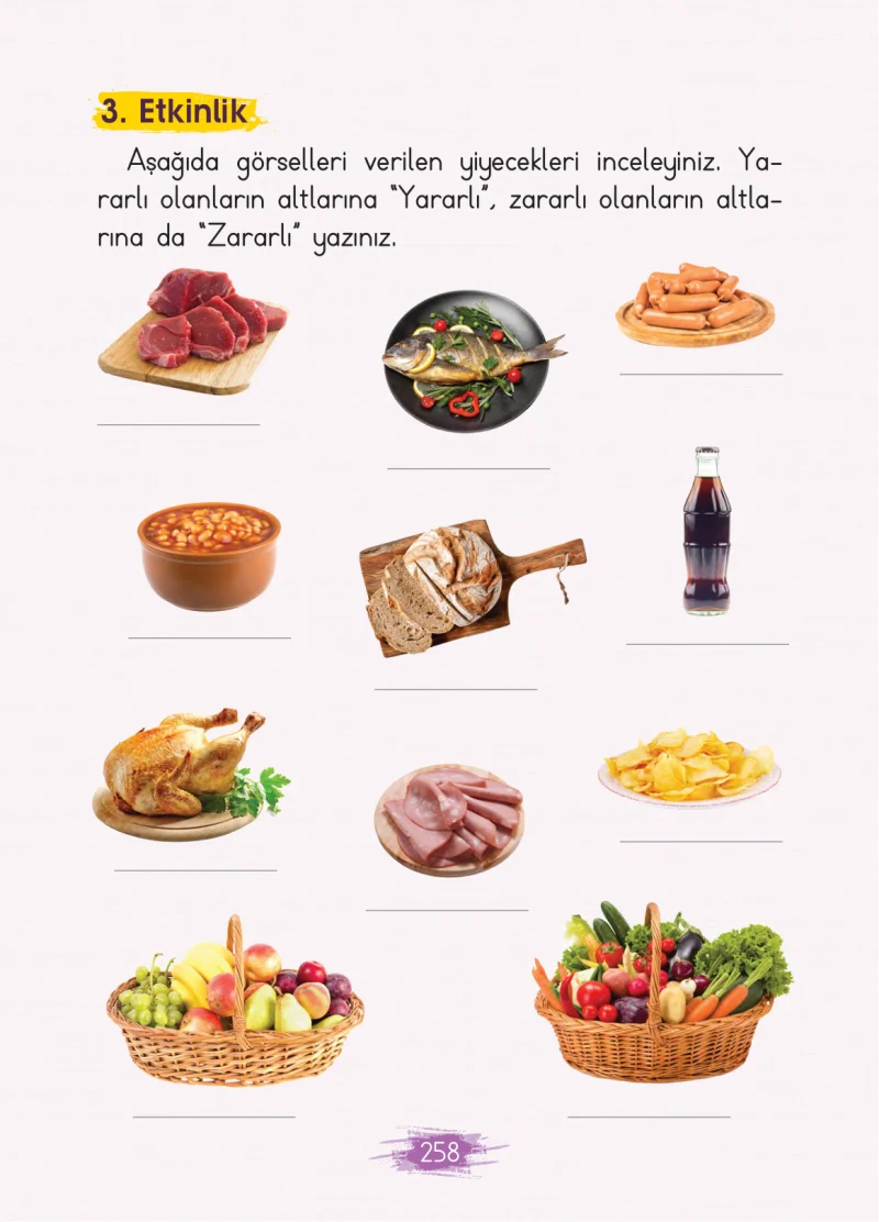 2. Sınıf Türkçe Ders Kitabı Cevapları Koza Yayınları Sayfa 258