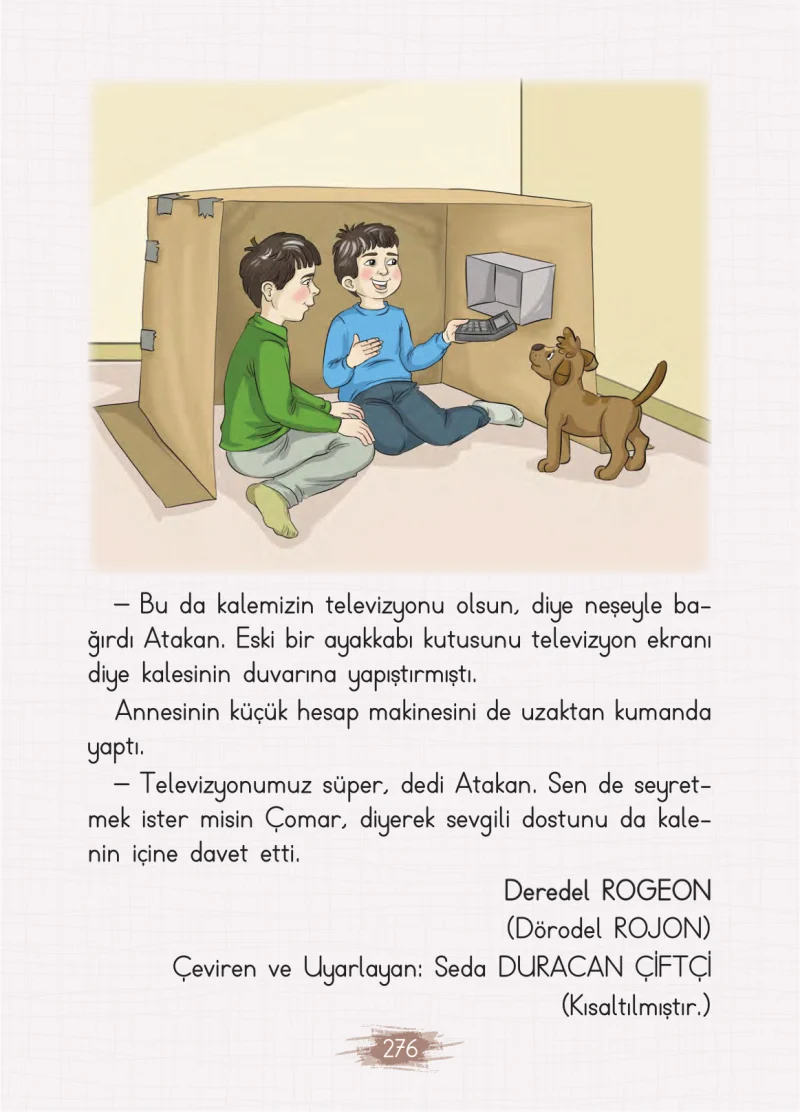 2. Sınıf Türkçe Ders Kitabı Cevapları Koza Yayınları Sayfa 276