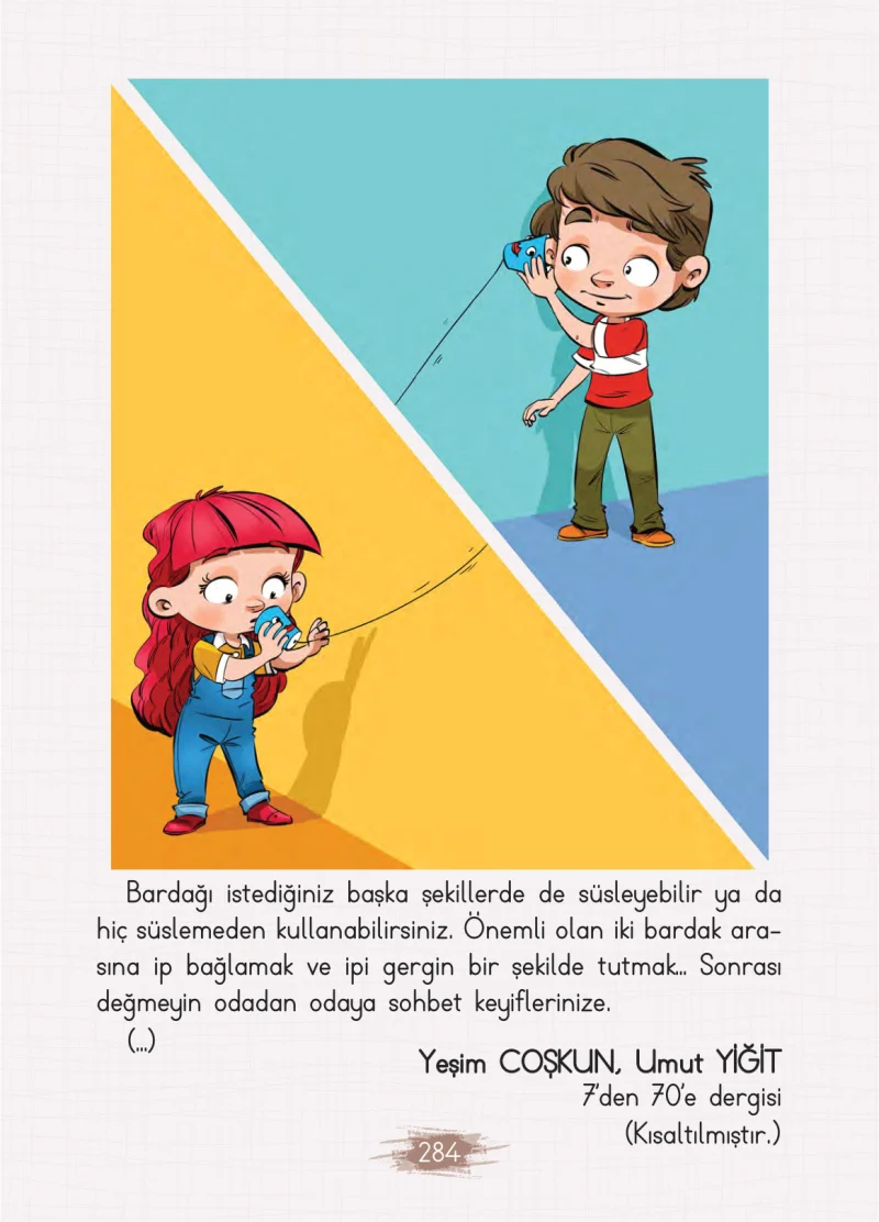 2. Sınıf Türkçe Ders Kitabı Cevapları Koza Yayınları Sayfa 284