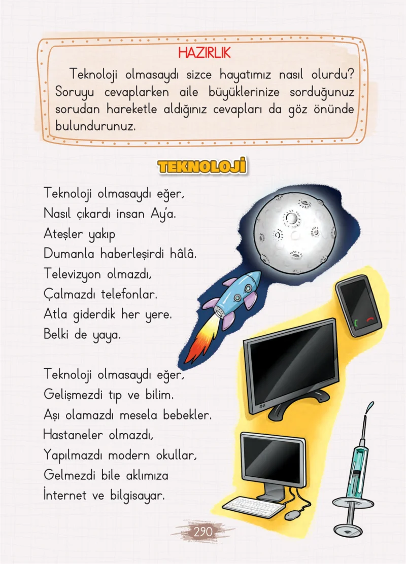 2. Sınıf Türkçe Ders Kitabı Cevapları Koza Yayınları Sayfa 290