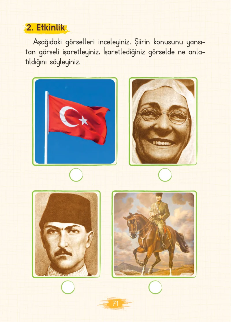 2. Sınıf Türkçe Ders Kitabı Cevapları Koza Yayınları Sayfa 71