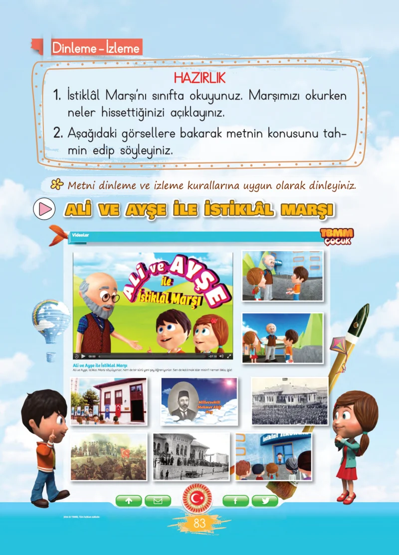 2. Sınıf Türkçe Ders Kitabı Cevapları Koza Yayınları Sayfa 83