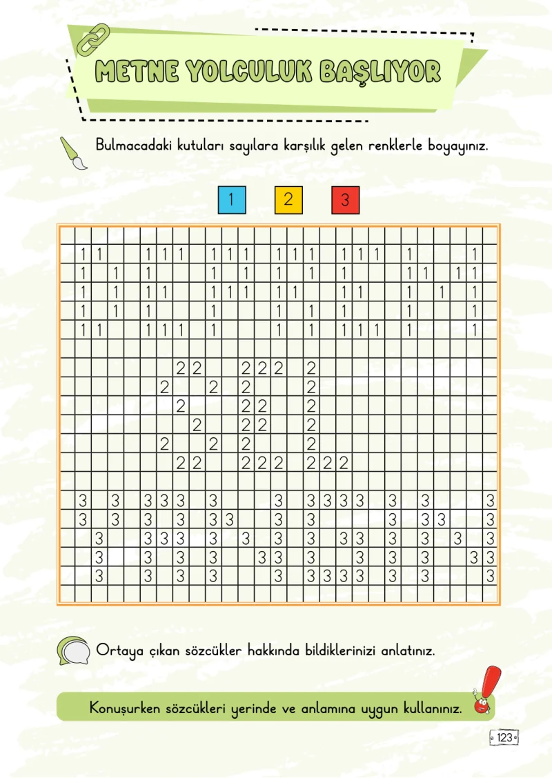 2. Sınıf Türkçe Ders Kitabı Cevapları Meb Yayınları 1. Kitap Sayfa 123