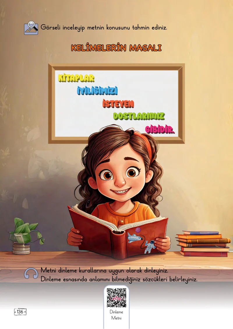 2. Sınıf Türkçe Ders Kitabı Cevapları Meb Yayınları 1. Kitap Sayfa 136