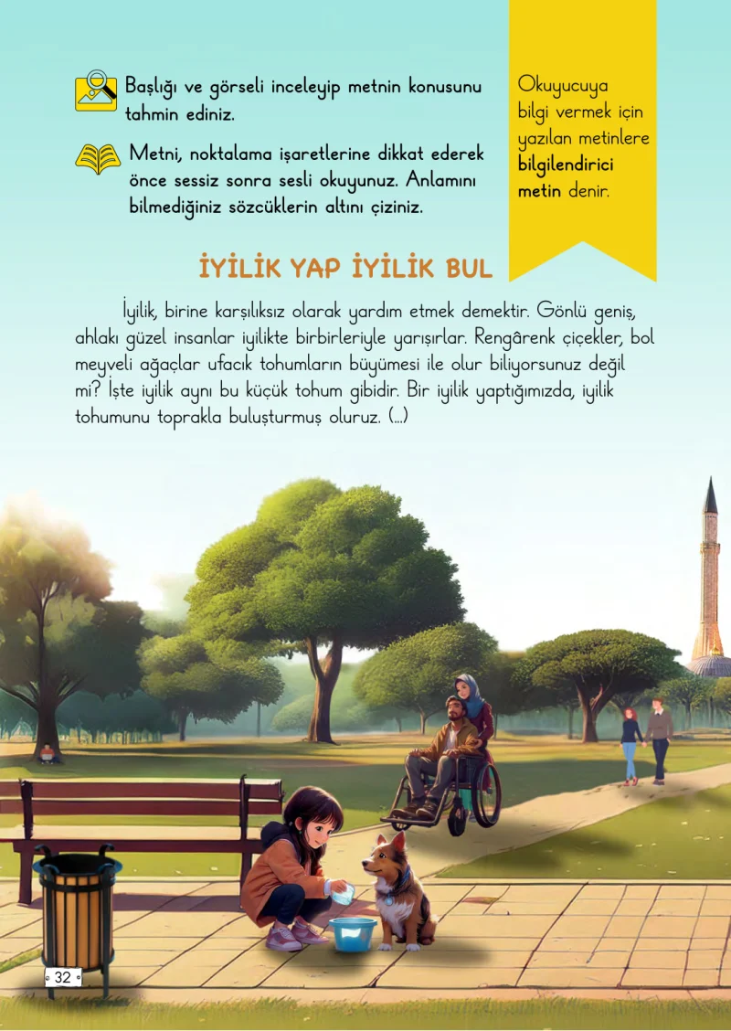 2. Sınıf Türkçe Ders Kitabı Cevapları Meb Yayınları 1. Kitap Sayfa 32