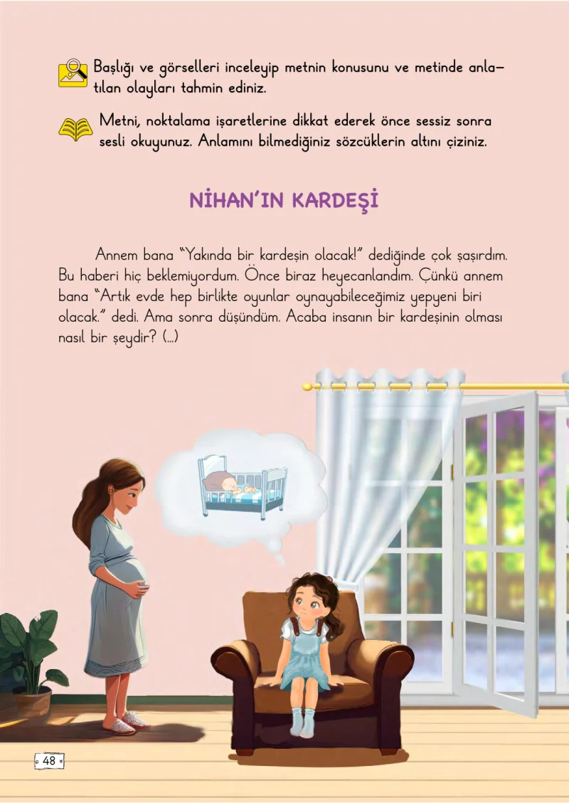 2. Sınıf Türkçe Ders Kitabı Cevapları Meb Yayınları 1. Kitap Sayfa 48