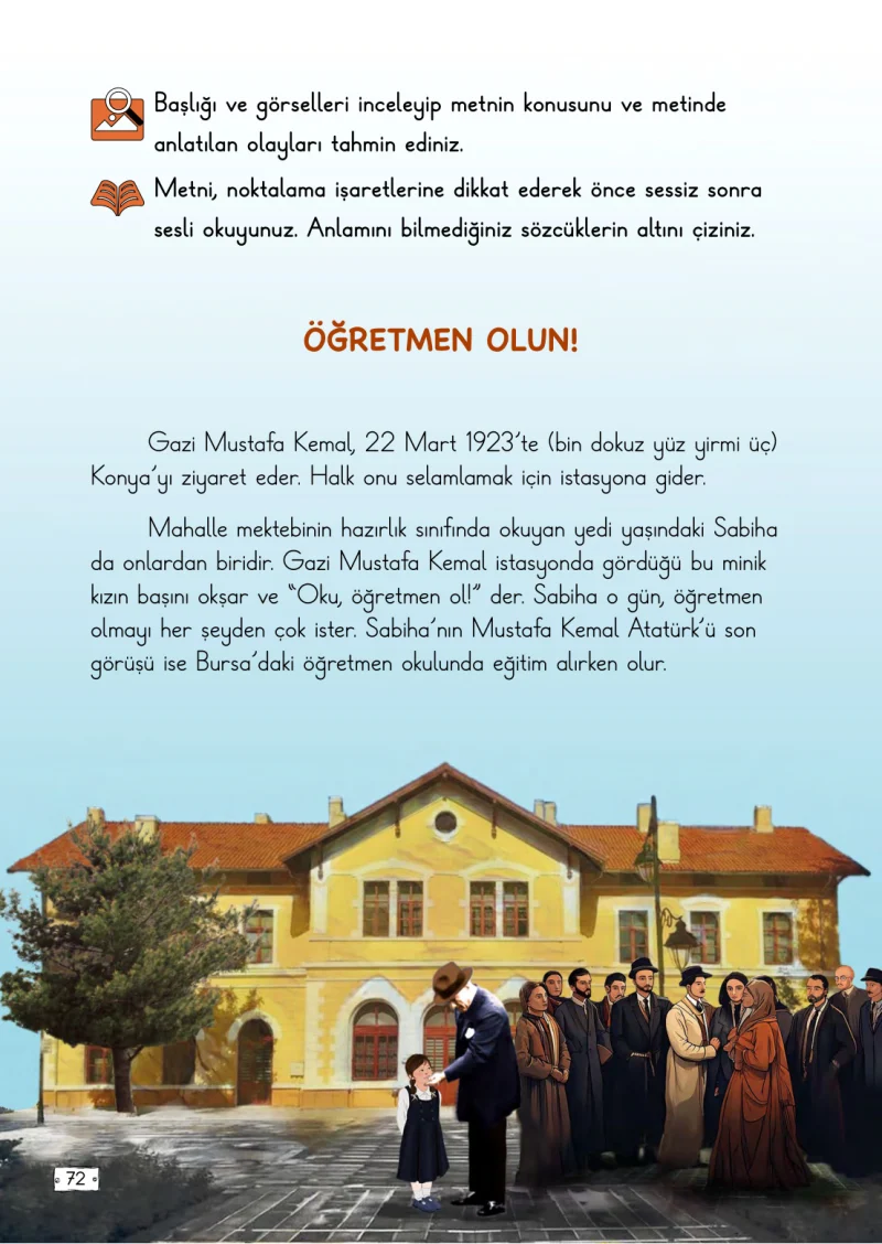 2. Sınıf Türkçe Ders Kitabı Cevapları Meb Yayınları 1. Kitap Sayfa 72