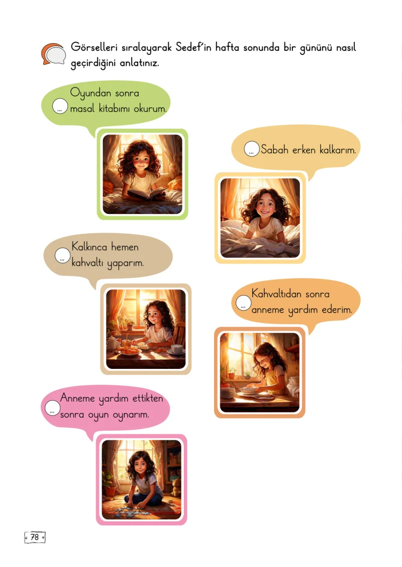 2. Sınıf Türkçe Ders Kitabı Cevapları Meb Yayınları 1. Kitap Sayfa 78
