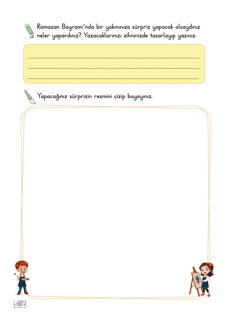 2. Sınıf Türkçe Ders Kitabı Cevapları Meb Yayınları 2. Kitap Sayfa 130