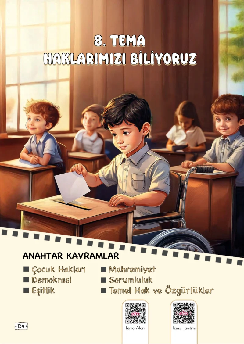 2. Sınıf Türkçe Ders Kitabı Cevapları Meb Yayınları 2. Kitap Sayfa 134
