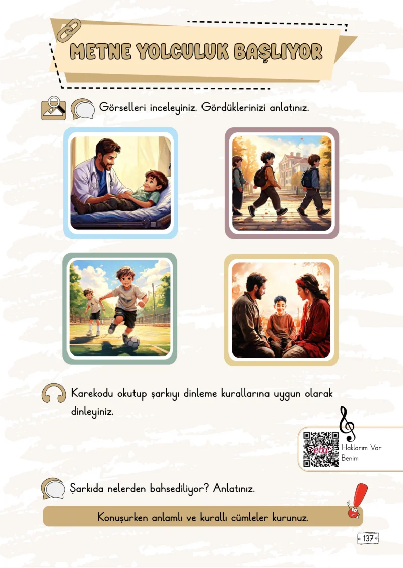 2. Sınıf Türkçe Ders Kitabı Cevapları Meb Yayınları 2. Kitap Sayfa 137
