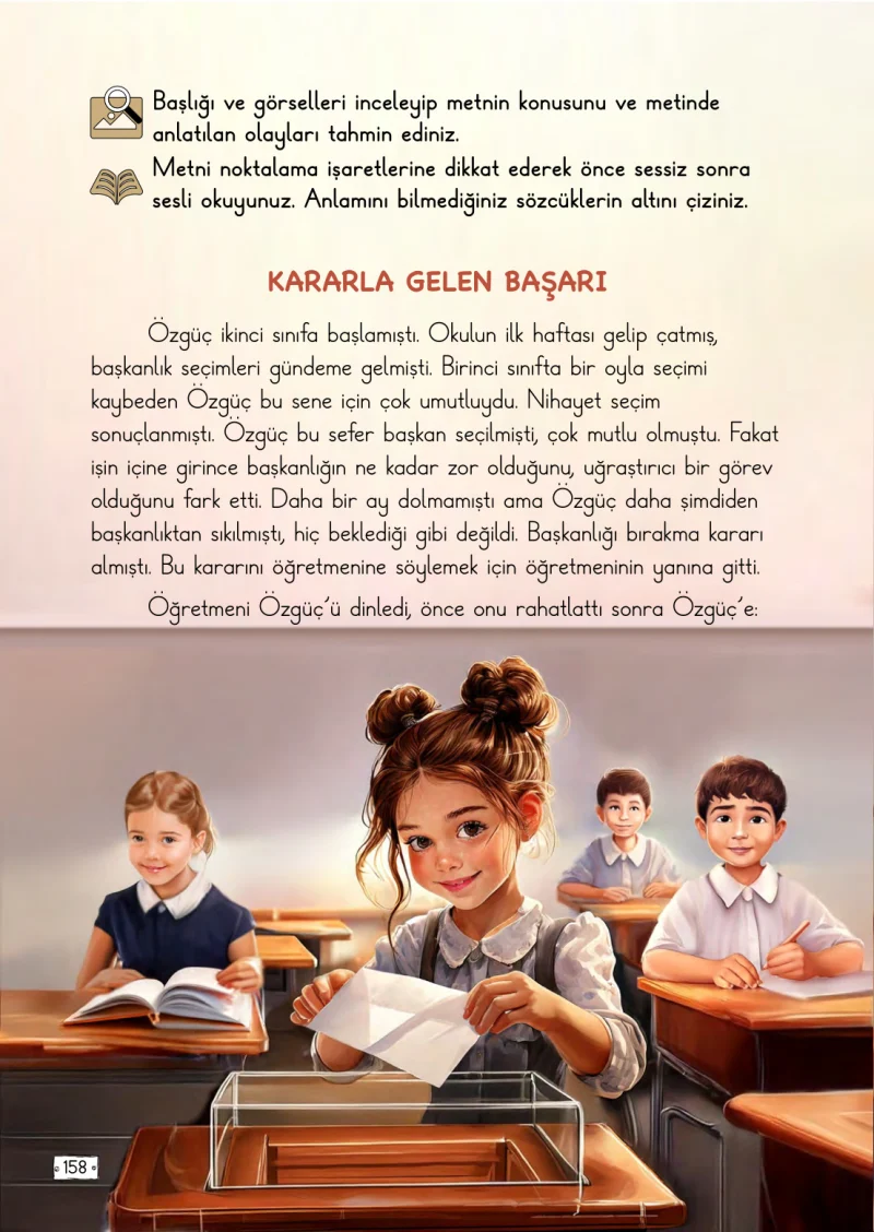 2. Sınıf Türkçe Ders Kitabı Cevapları Meb Yayınları 2. Kitap Sayfa 158