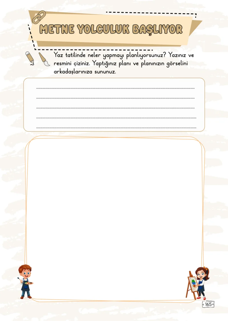 2. Sınıf Türkçe Ders Kitabı Cevapları Meb Yayınları 2. Kitap Sayfa 165