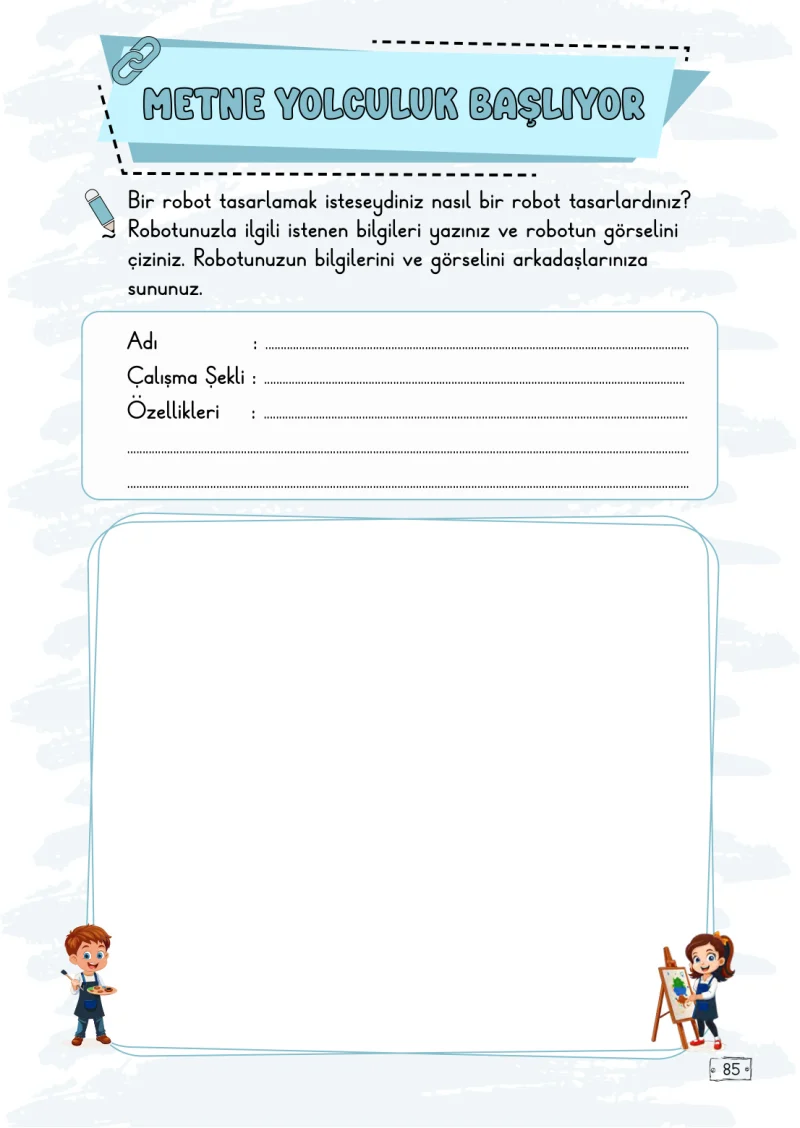 2. Sınıf Türkçe Ders Kitabı Cevapları Meb Yayınları 2. Kitap Sayfa 85
