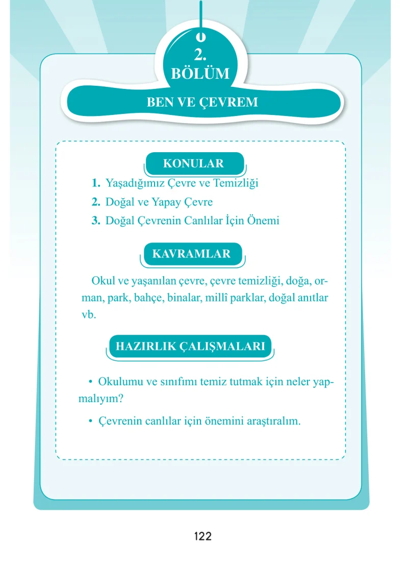 3. Sınıf Fen Bilimleri Ders Kitabı Cevapları Anka Yayınları Sayfa 122