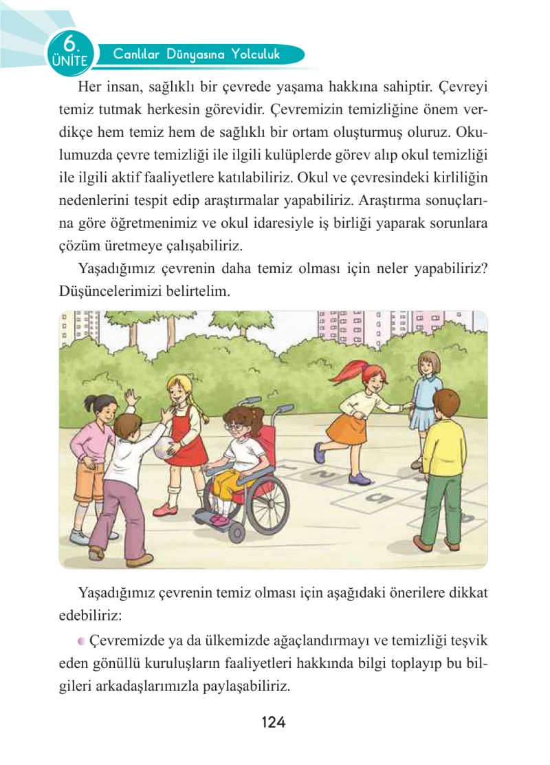 3. Sınıf Fen Bilimleri Ders Kitabı Cevapları Anka Yayınları Sayfa 124